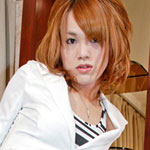 Slim adorable shemale Yuna from Japan